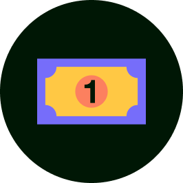 Icon of a dollar bill