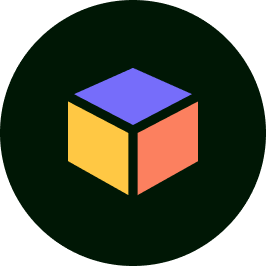Graphic cube icon