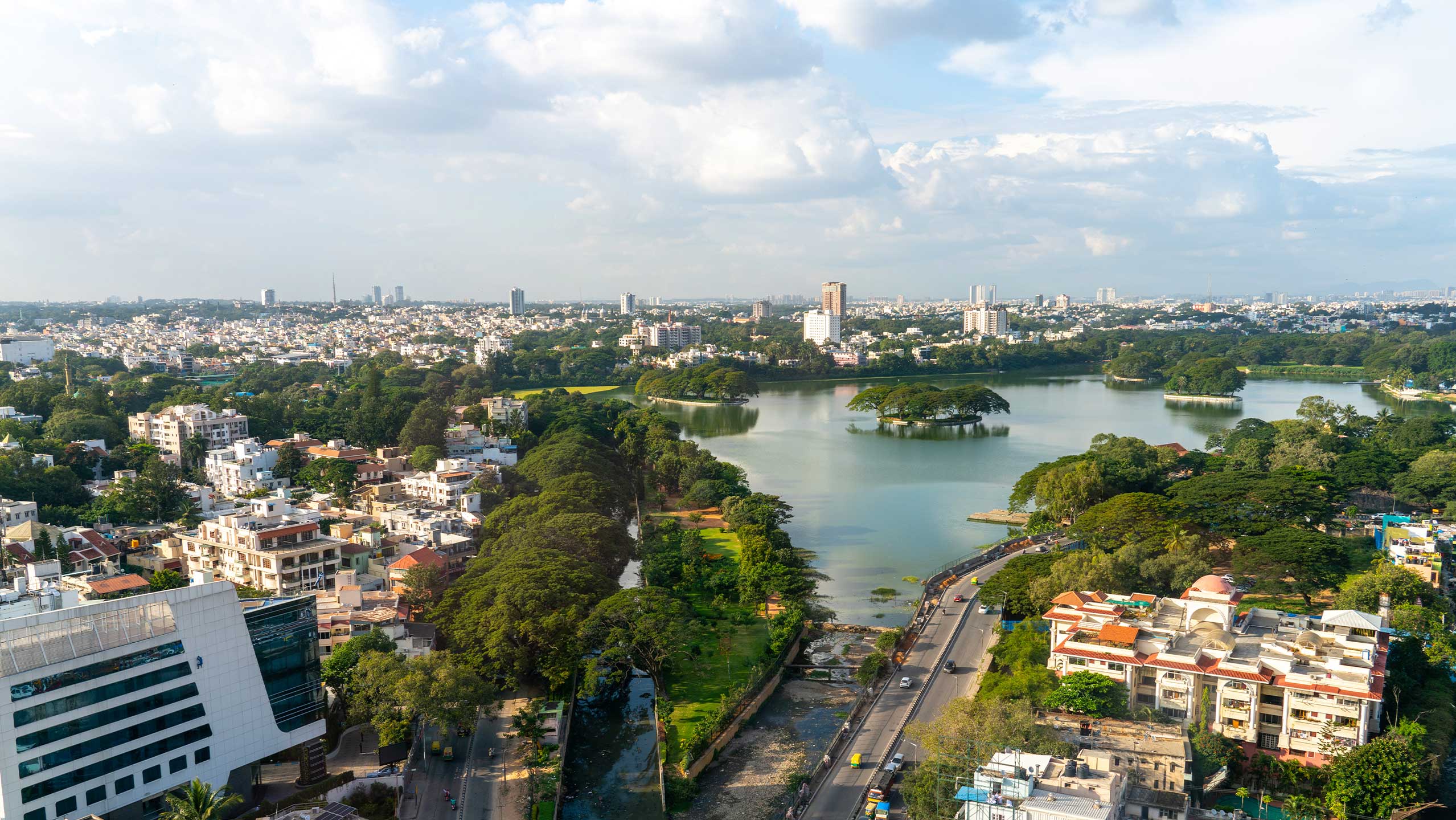 Photo of the Bengaluru city view