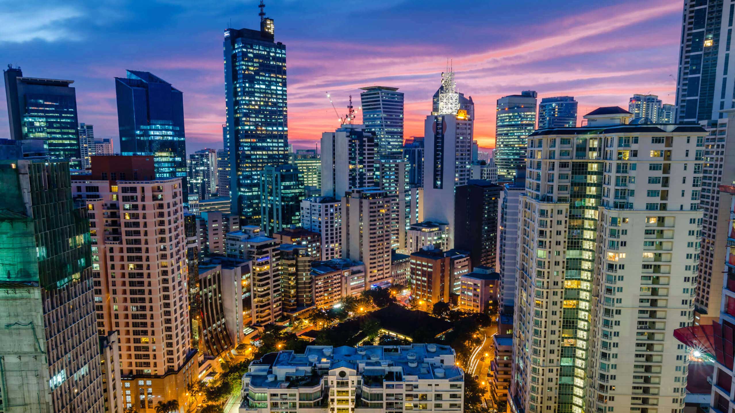 Photo of the Manila city skyline