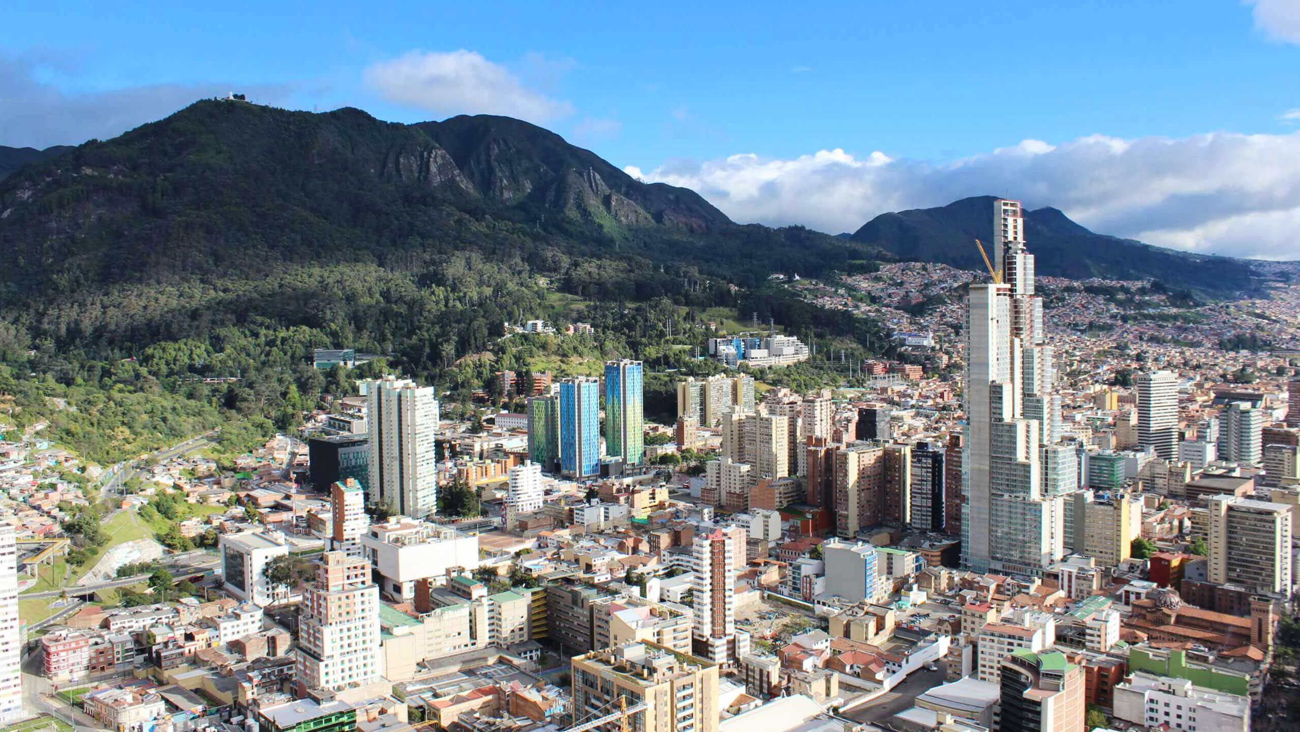 Photo of the Bogota skyline