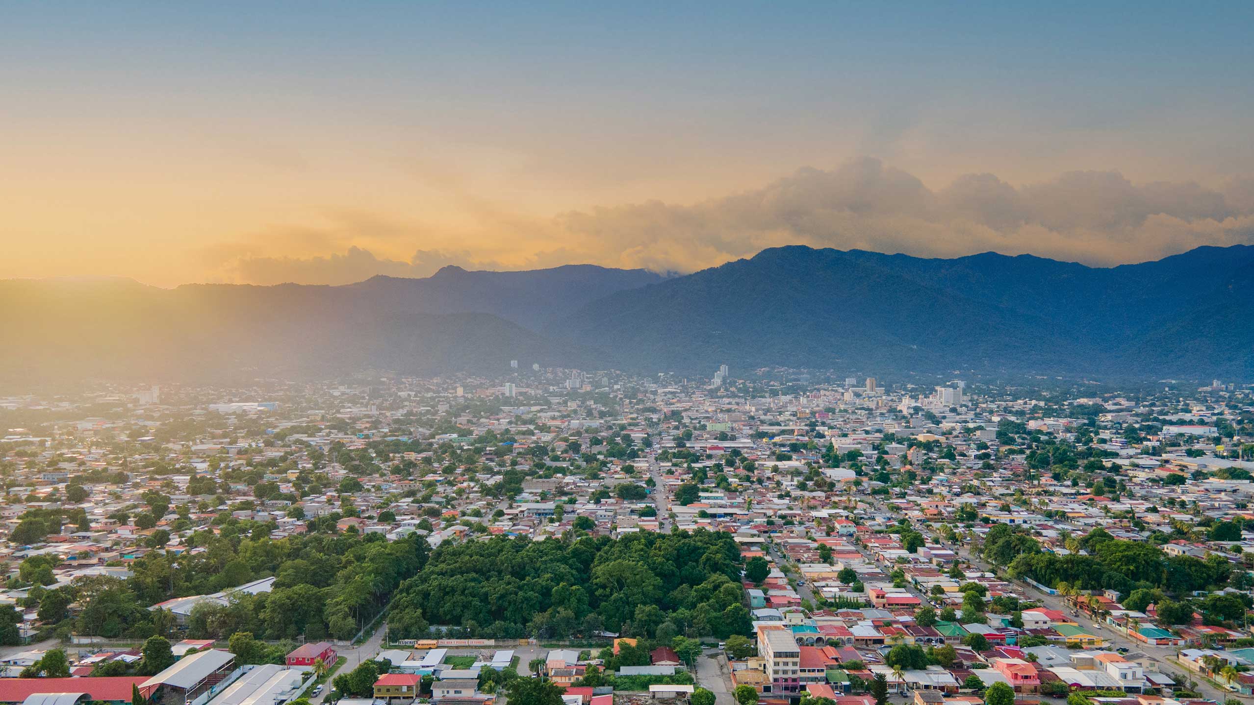 Photo of the San Pedro Sula city view