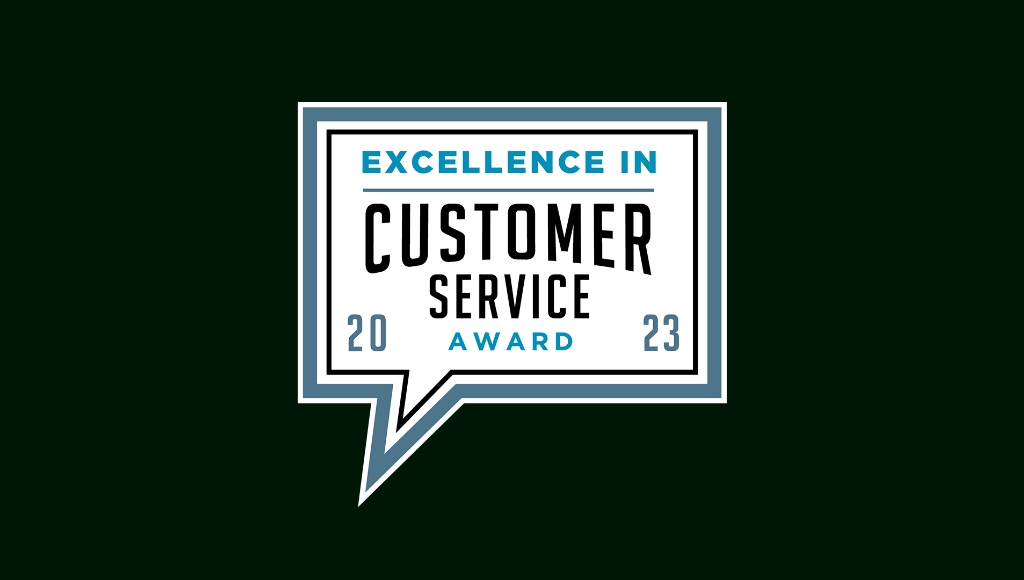 Excellence in Customer Service Award 2023 Logo