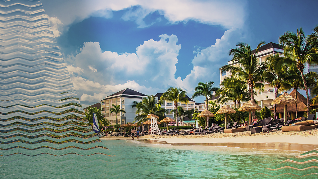Image of a Jamaican beachside.