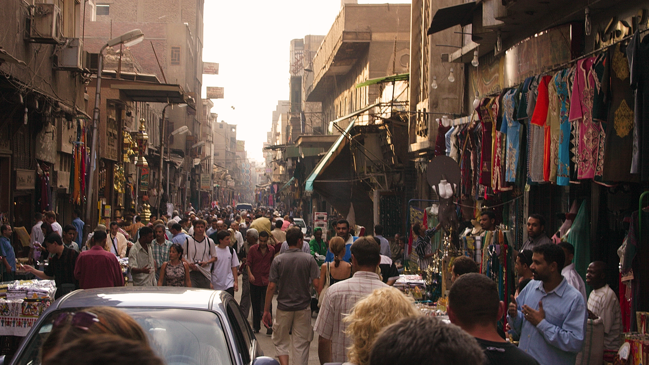 Photo of Cairo City streets full of people