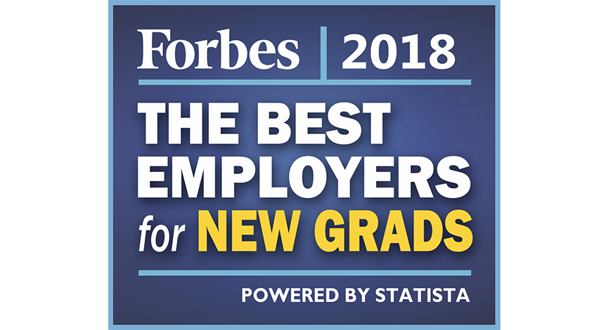 Forbes: Top Employer for New Graduates