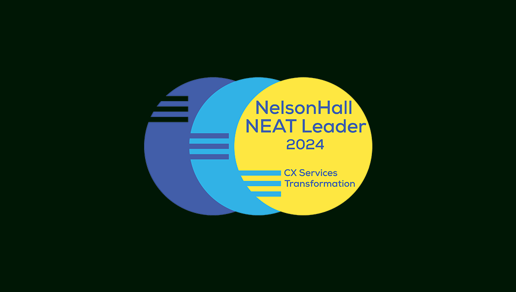 Image of the NelsonHall NEAR Leader 2024 logo
