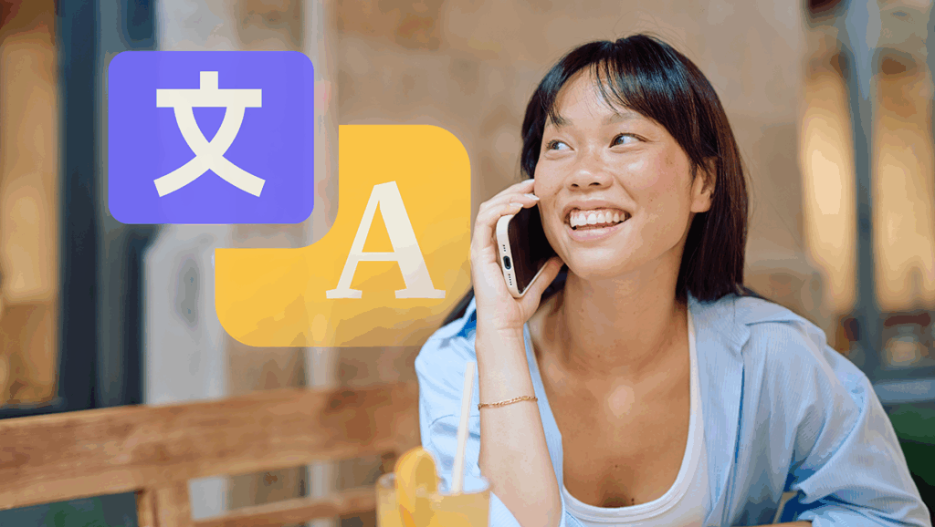 Image of a woman on the phone