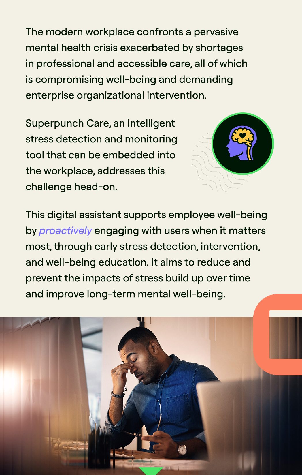 Confronting Mental Health Stigma Through Proactive Well-Being Support